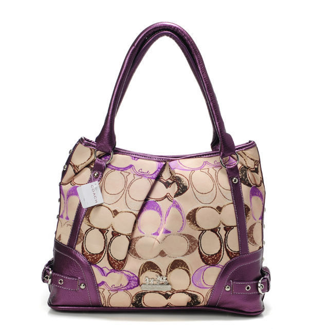 Coach Outlet Morgan Shoulder Bag in Purple | Lyst